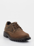 Josef Seibel – Outdoor-Schnürschuh aus Nubuk-Kalbleder braun