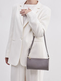 Marlon Firenze – Schultertasche aus Kalbleder Taupe