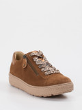 Hartjes – Komfort-Sneaker aus Veloursleder cognac