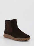 Semler – Chelsea Boot aus Veloursleder dunkelbraun