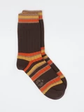 Alto Milano - Damensocken gestreift aus Wolle
