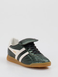 Gola – Retro-Sneaker aus glänzendem Leder grün