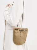 Konstantin Starke – Schultertasche aus Fell hellbraun