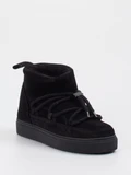 Inuikii - Stiefelette aus Veloursleder in schwarz
