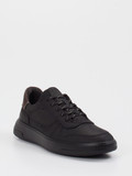 Ecco – Sneaker aus Kalbleder in Schwarz