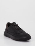 Ecco – Sneaker aus Kalbleder in Schwarz