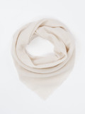 Blui – Dreieckstuch aus Kaschmir-Mix in Beige