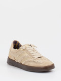MRP – Low-Top Sneaker aus Veloursleder beige
