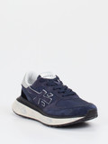 Premiata – Sneaker aus Veloursleder und Nylon blau