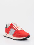 Philippe Model – Retro-Sneaker aus Nylon und Veloursleder rot