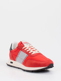 Philippe Model – Retro-Sneaker aus Nylon und Veloursleder rot