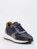 La Martina - Sneaker aus Kalbleder in grau