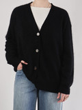 FLONA – Strickjacke aus Strick in Schwarz