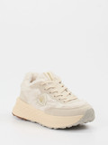 Blauer – Chunky Sneaker aus Textil in Beige