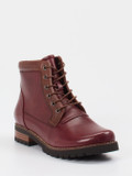 Ralph Harrison – Schnürstiefelette aus Lammleder bordeaux