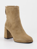 Regarde Le Ciel – Stiefeletten aus Veloursleder sandbeige