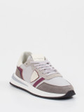 Philippe Model – Sneaker aus Veloursleder grau