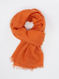 Konstantin Starke – Fransenschal aus Feinstrick Orange