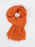 Konstantin Starke – Fransenschal aus Feinstrick Orange