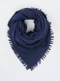 Blui – Dreieckstuch aus Textil in Marineblau