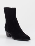 Vivian Ray – Western-Stiefelette aus Veloursleder schwarz
