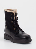 Ralph Harrison Classic – Schnürboots aus Nubukleder schwarz