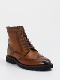 Sioux – Schnürboots aus Kalbleder mittelbraun
