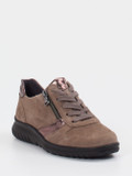 Semler – Komfort-Sneaker aus Veloursleder taupe