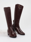 Ralph Harrison – Kniestiefel aus Lammleder Dunkelbraun