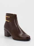 Ralph Harrison – Ankle Boots aus Lammleder Dunkelbraun