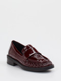 Strategia – Loafer aus Lackleder in Bordeauxrot