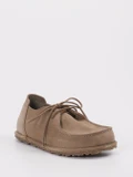 Birkenstock – Halbschuh aus Veloursleder sandbeige