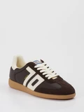 Back 70 - Sneaker Cloud aus Velour/Leder in braun