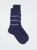Falke – Freizeitsocken aus Baumwolle in Marineblau