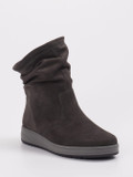 Semler – Stiefeletten aus Nubukleder in Grau