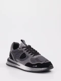 Philippe Model – Sneaker aus Velour/Textil dunkelgrau