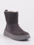 Gabor – Stiefelette aus Veloursleder anthrazit