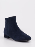 Di Lauro - Stiefelette aus Veloursleder in blau