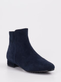 Di Lauro – Stiefeletten aus Veloursleder Dunkelblau