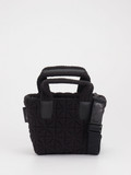 VeeCollective Berlin – Handtasche aus Teddy-Stoff schwarz