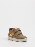 Naturino – Klettsneaker aus Leder Beigebraun