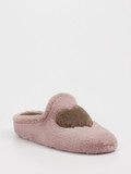 Thies – Pantoffeln aus Textil in Altrosa