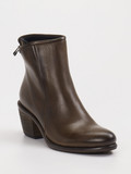 Andrea Puccini – Stiefelette aus Leder in Dunkelbraun