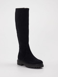 Andrea Puccini – Stiefel aus Veloursleder schwarz