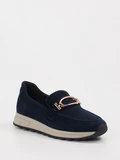 Rapid Soul - Slipper aus Veloursleder in blau