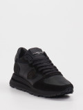 Philippe Model – Sneaker aus Leder-Mix Schwarz