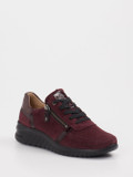 Hartjes – Komfort-Sneaker aus Veloursleder bordeaux