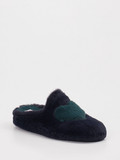Thies – Pantoffeln aus Textil in Dunkelblau