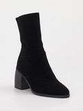 Di Lauro – Stiefeletten aus Veloursleder schwarz