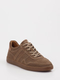 Daniel Kenneth – Sneaker aus Veloursleder in Taupe